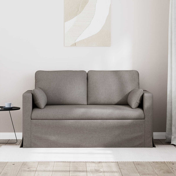 Taupe Stoff Sofa 139 cm