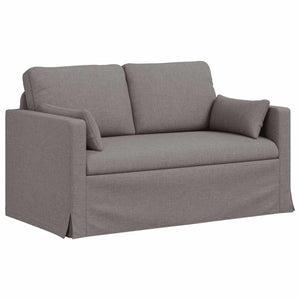 Taupe Stoff Sofa 139 cm