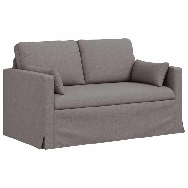 Taupe Stoff Sofa 139 cm