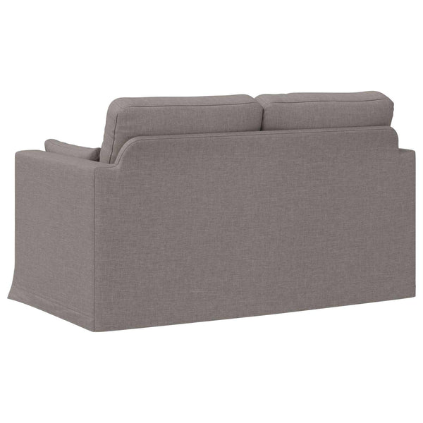 Taupe Stoff Sofa 139 cm