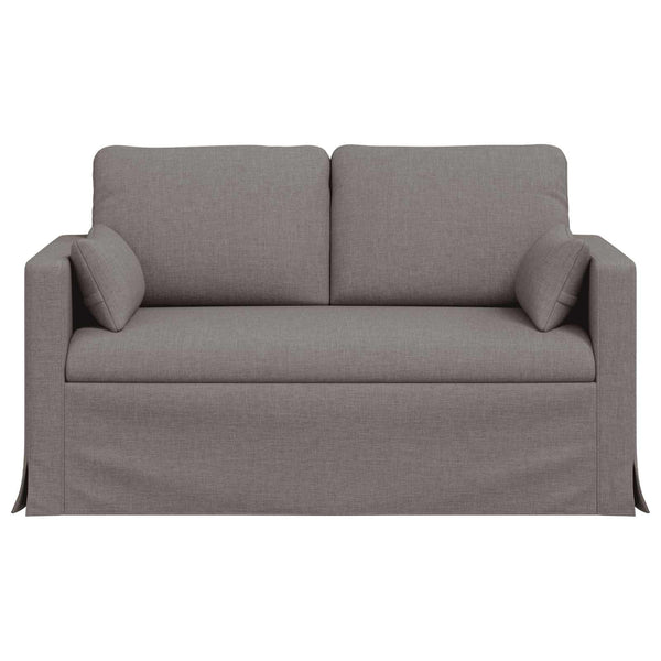 Taupe Stoff Sofa 139 cm