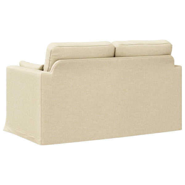 vidaXL Canapé Crème 139 x 78 x 80 cm Tissu
