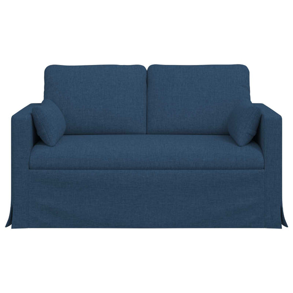 vidaXL Canapé bleu 139 x 78 x 80 cm Tissu