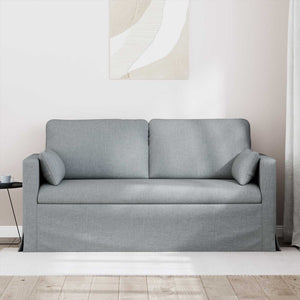vidaXL Canapé gris clair 158 x 78 x 80 cm tissu