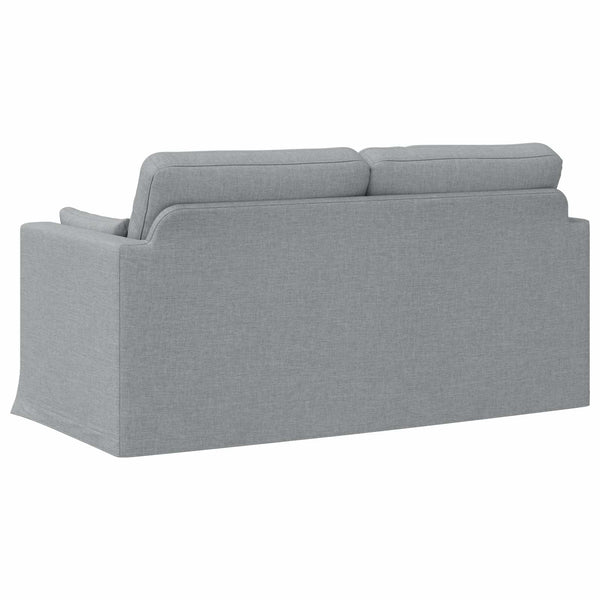 vidaXL Canapé gris clair 158 x 78 x 80 cm tissu