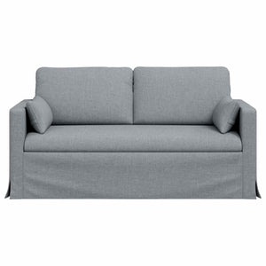vidaXL Canapé gris clair 158 x 78 x 80 cm tissu