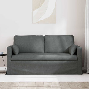 Dunkelgraues Stoffsofa 158 cm