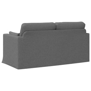 Dunkelgraues Stoffsofa 158 cm
