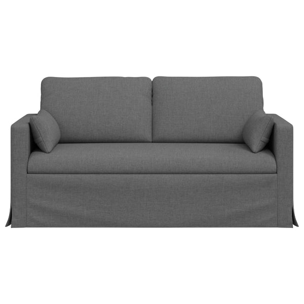 Dunkelgraues Stoffsofa 158 cm