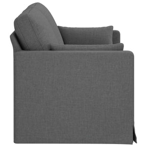 Dunkelgraues Stoffsofa 158 cm