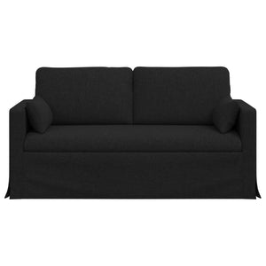 Schwarzes Stoffsofa 158 cm