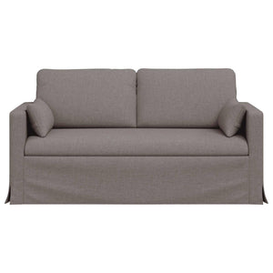 Taupe Sofa, Stoffbezug, 158 cm