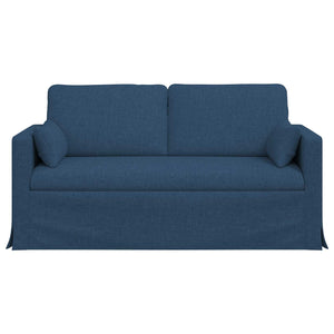 Blaues Stoffsofa 158 cm