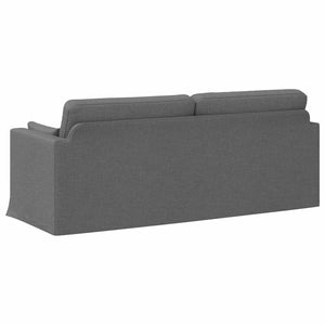 Dunkelgraues Stoffsofa 198 cm