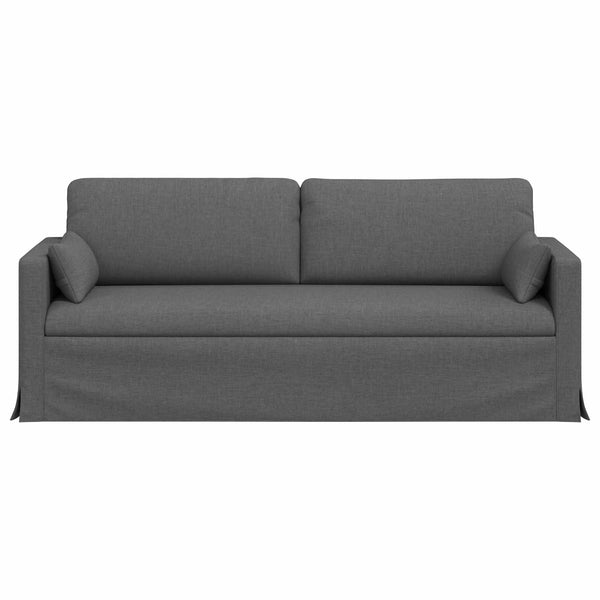 Dunkelgraues Stoffsofa 198 cm