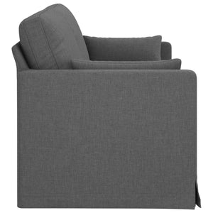 Dunkelgraues Stoffsofa 198 cm