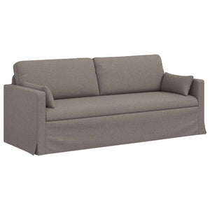 Taupe Stoff Sofa, 198 cm