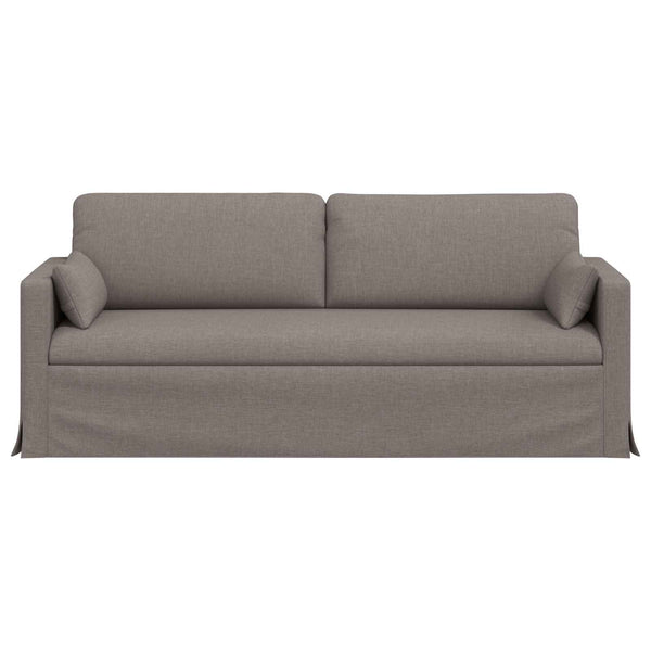 Taupe Stoff Sofa, 198 cm
