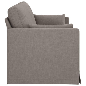 Taupe Stoff Sofa, 198 cm