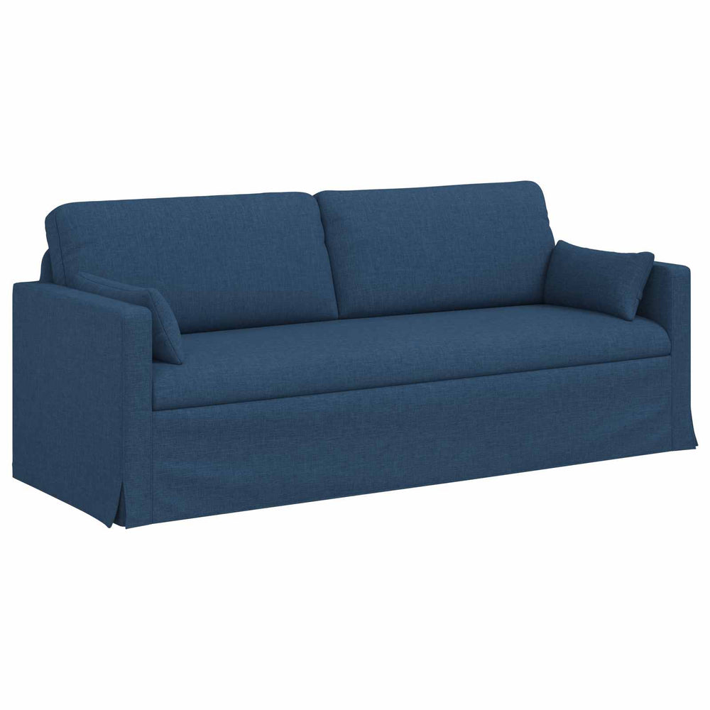 vidaXL Canapé bleu 198 x 78 x 80 cm Tissu