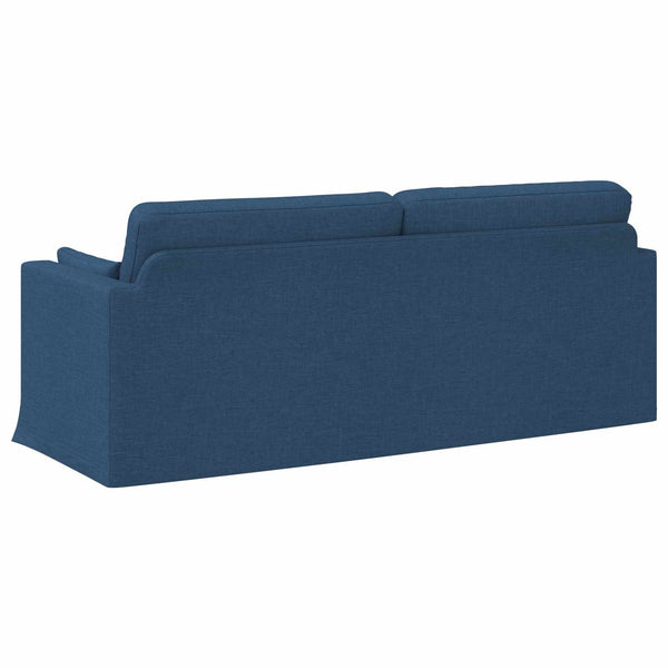 vidaXL Canapé bleu 198 x 78 x 80 cm Tissu
