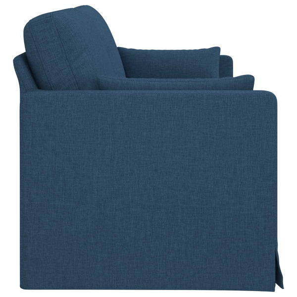 vidaXL Canapé bleu 198 x 78 x 80 cm Tissu