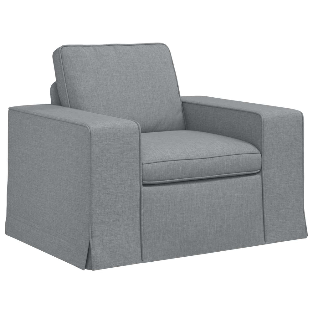 vidaXL Canapé gris clair 103 x 80 x 82 cm Tissu