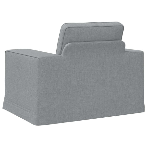vidaXL Canapé gris clair 103 x 80 x 82 cm Tissu