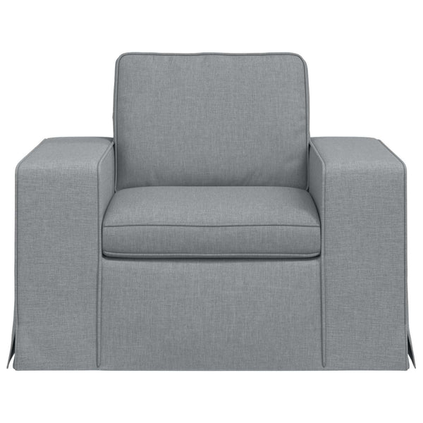 vidaXL Canapé gris clair 103 x 80 x 82 cm Tissu