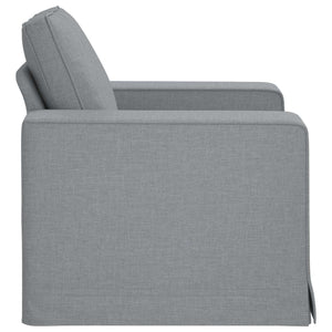 vidaXL Canapé gris clair 103 x 80 x 82 cm Tissu