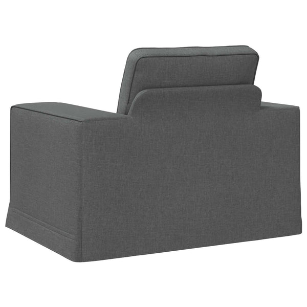 Dunkelgraues Stoffsofa 103 cm