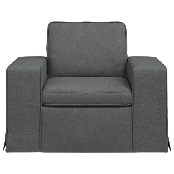 Dunkelgraues Stoffsofa 103 cm