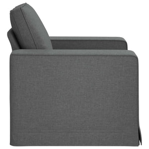 Dunkelgraues Stoffsofa 103 cm