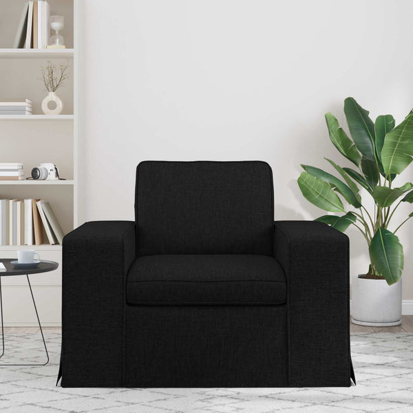 vidaXL Canapé noir 103 x 80 x 82 cm Tissu
