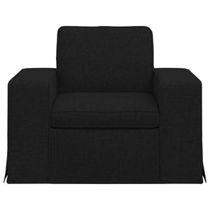 vidaXL Canapé noir 103 x 80 x 82 cm Tissu