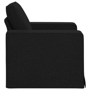 vidaXL Canapé noir 103 x 80 x 82 cm Tissu