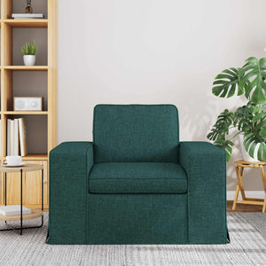 vidaXL Canapé vert foncé 103 x 80 x 82 cm Tissu