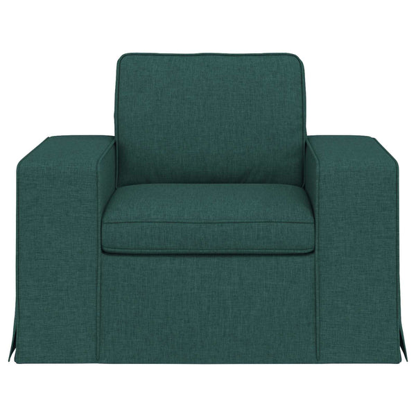 vidaXL Canapé vert foncé 103 x 80 x 82 cm Tissu