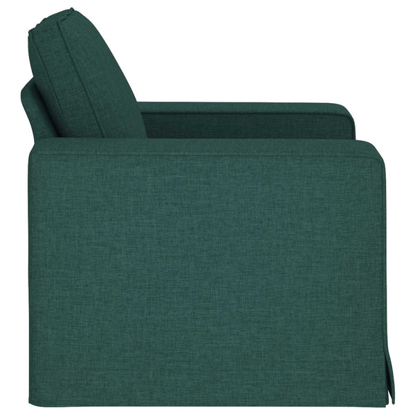 vidaXL Canapé vert foncé 103 x 80 x 82 cm Tissu