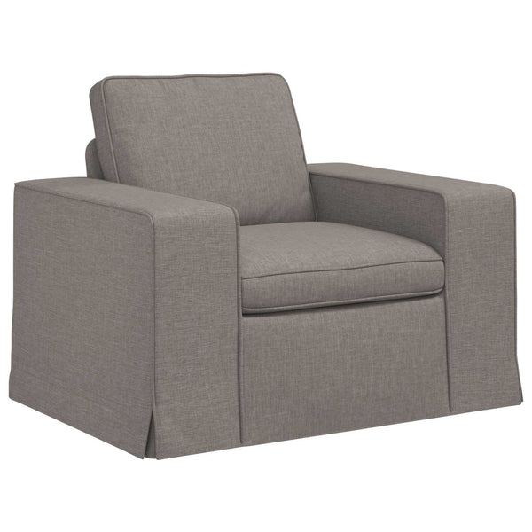 vidaXL Canapé taupe 103 x 80 x 82 cm Tissu