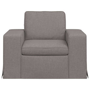 vidaXL Canapé taupe 103 x 80 x 82 cm Tissu