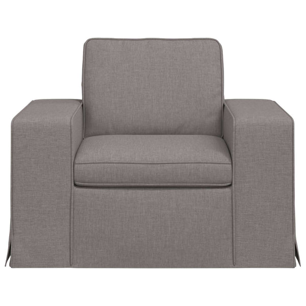 vidaXL Canapé taupe 103 x 80 x 82 cm Tissu