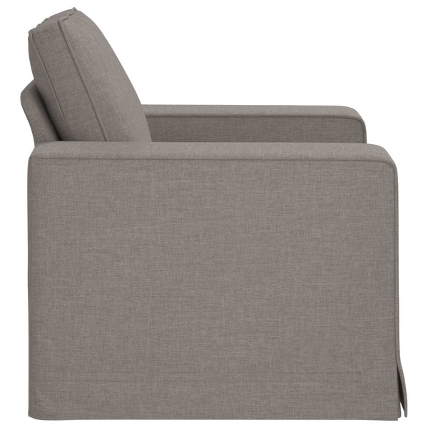 vidaXL Canapé taupe 103 x 80 x 82 cm Tissu