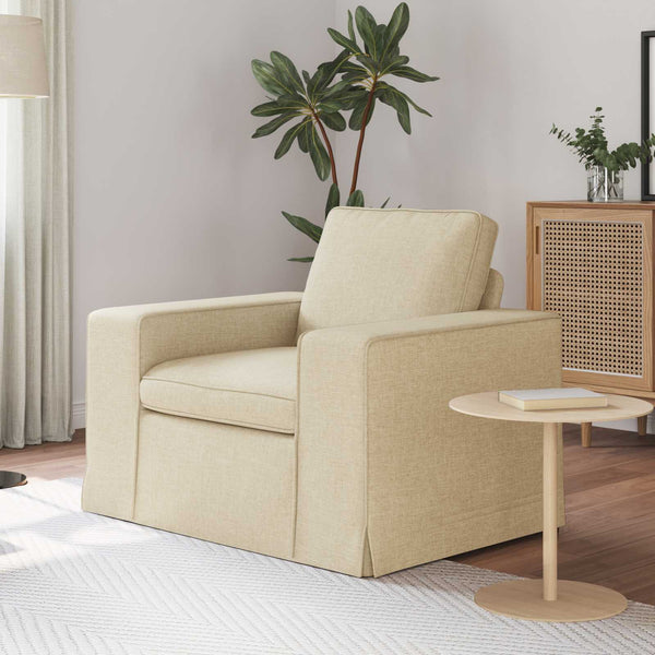 Creme Sofa Stoff 103 cm