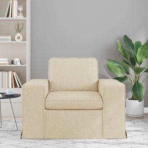 Creme Sofa Stoff 103 cm