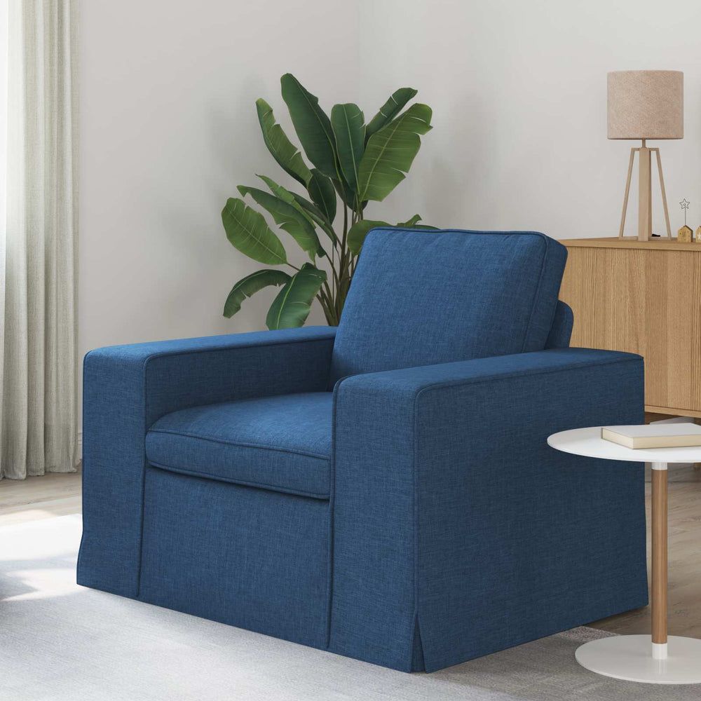 vidaXL Canapé bleu 103 x 80 x 82 cm Tissu