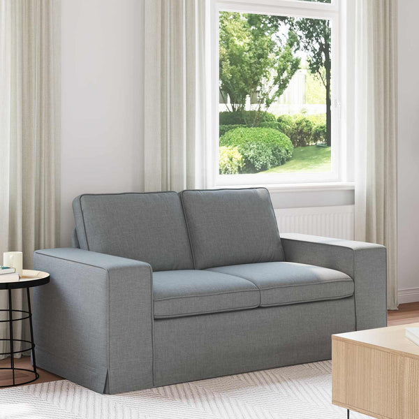 Hellgraues Stoffsofa 162 cm
