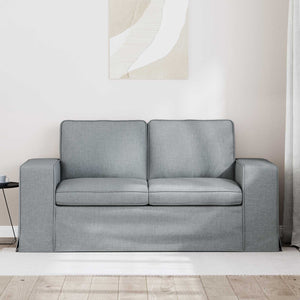 Hellgraues Stoffsofa 162 cm