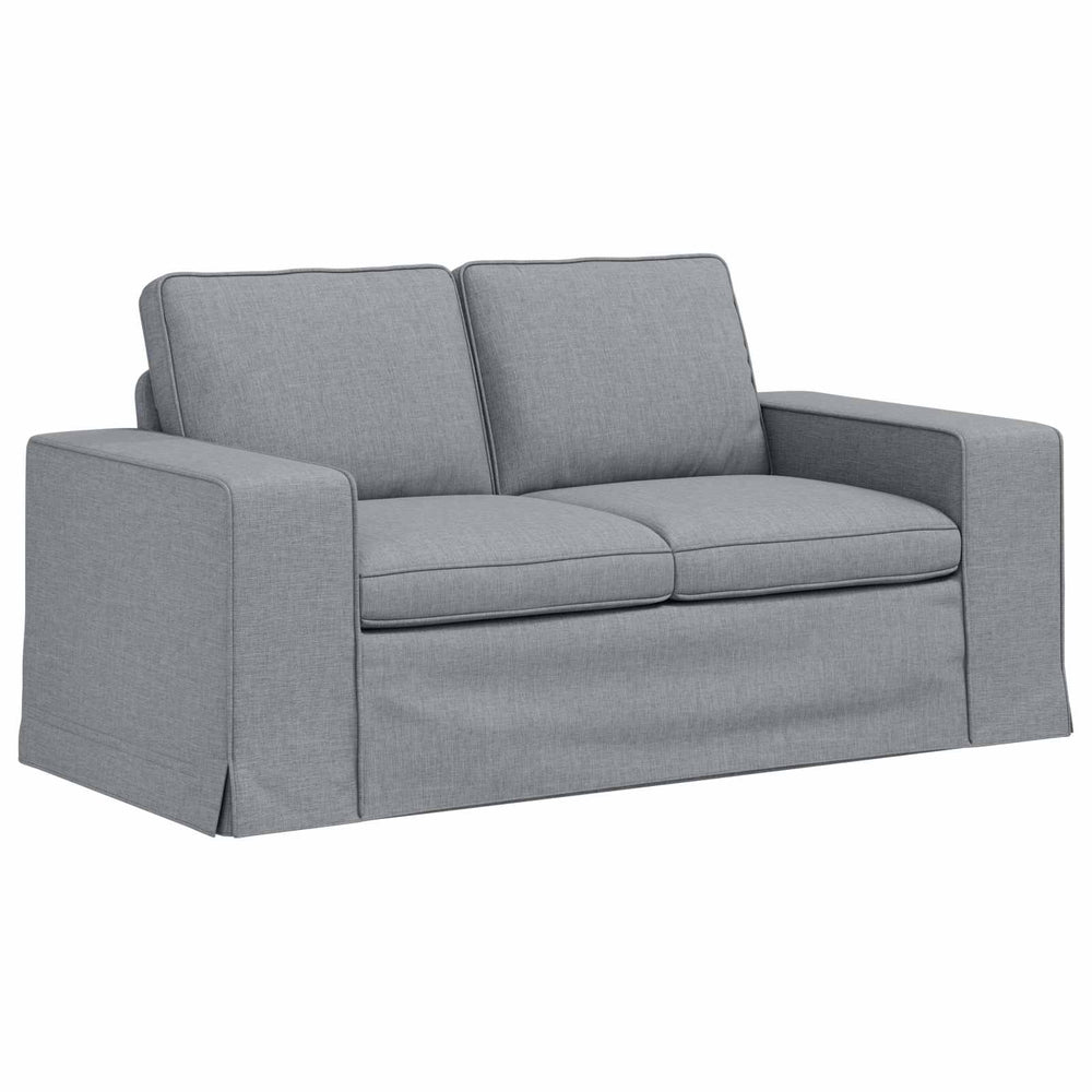 vidaXL Canapé Gris Clair 162 x 80 x 82 cm Tissu