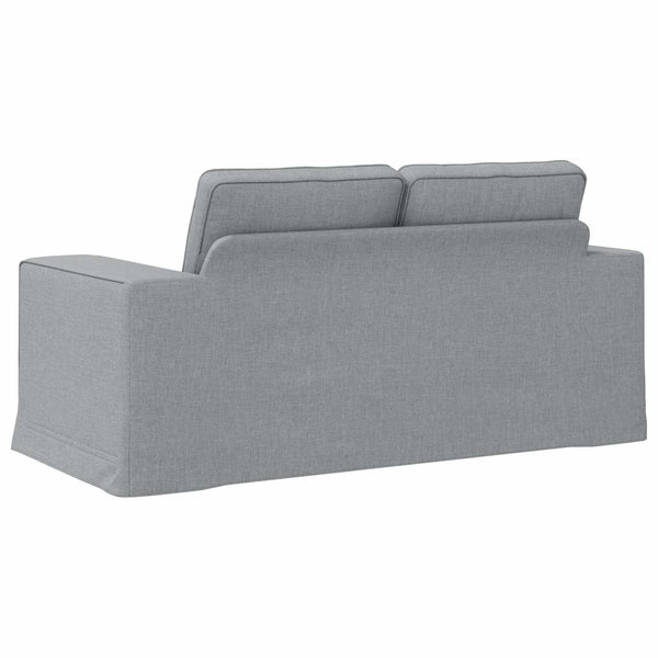 Hellgraues Stoffsofa 162 cm